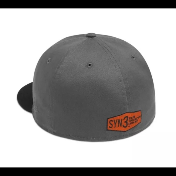 Harley-Davidson Men's Iron Block 59FIFTY Baseball Cap, Gray 99470-19VM 2XL 7 5/8 - Picture 2 of 2